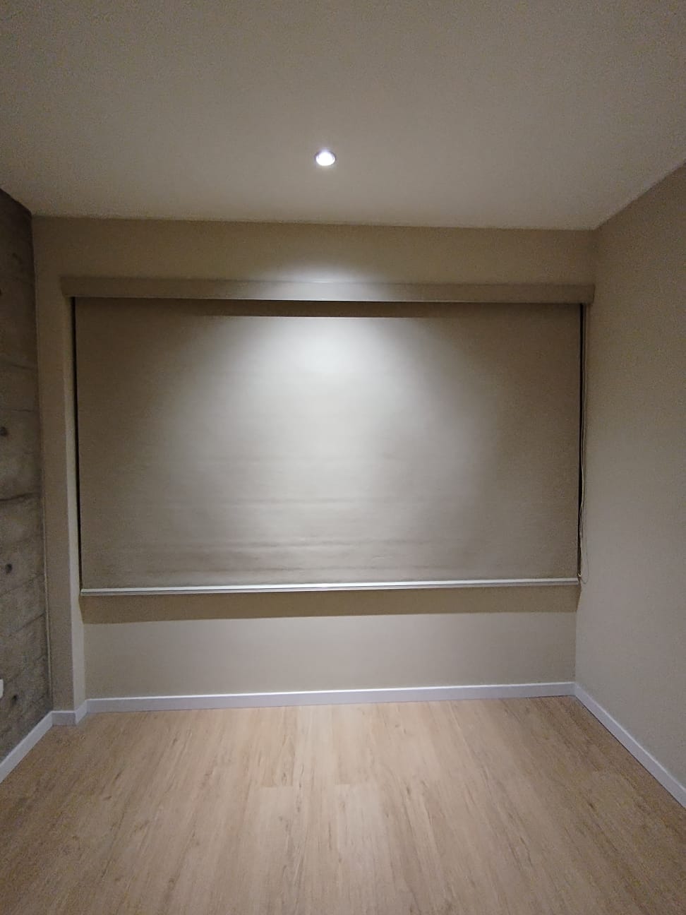 Dormitorio sin amoblar del departamento 501